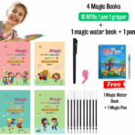 Magic practice book, Magic Book for Kids, Calligraphy Books for Kids