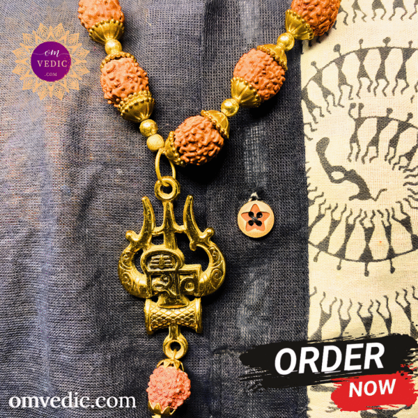 🔱 Money Magnet Shiv Shakti Rudraksha Locket | Spiritual Healing Pendant for Positive Energy