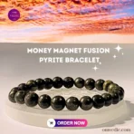 Money Magnet Fusion Pyrite Bracelet – Attract Wealth, Success & Protection